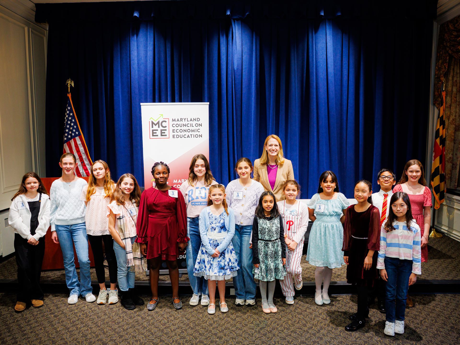Poster Contest Winners Honored at Annapolis Reception