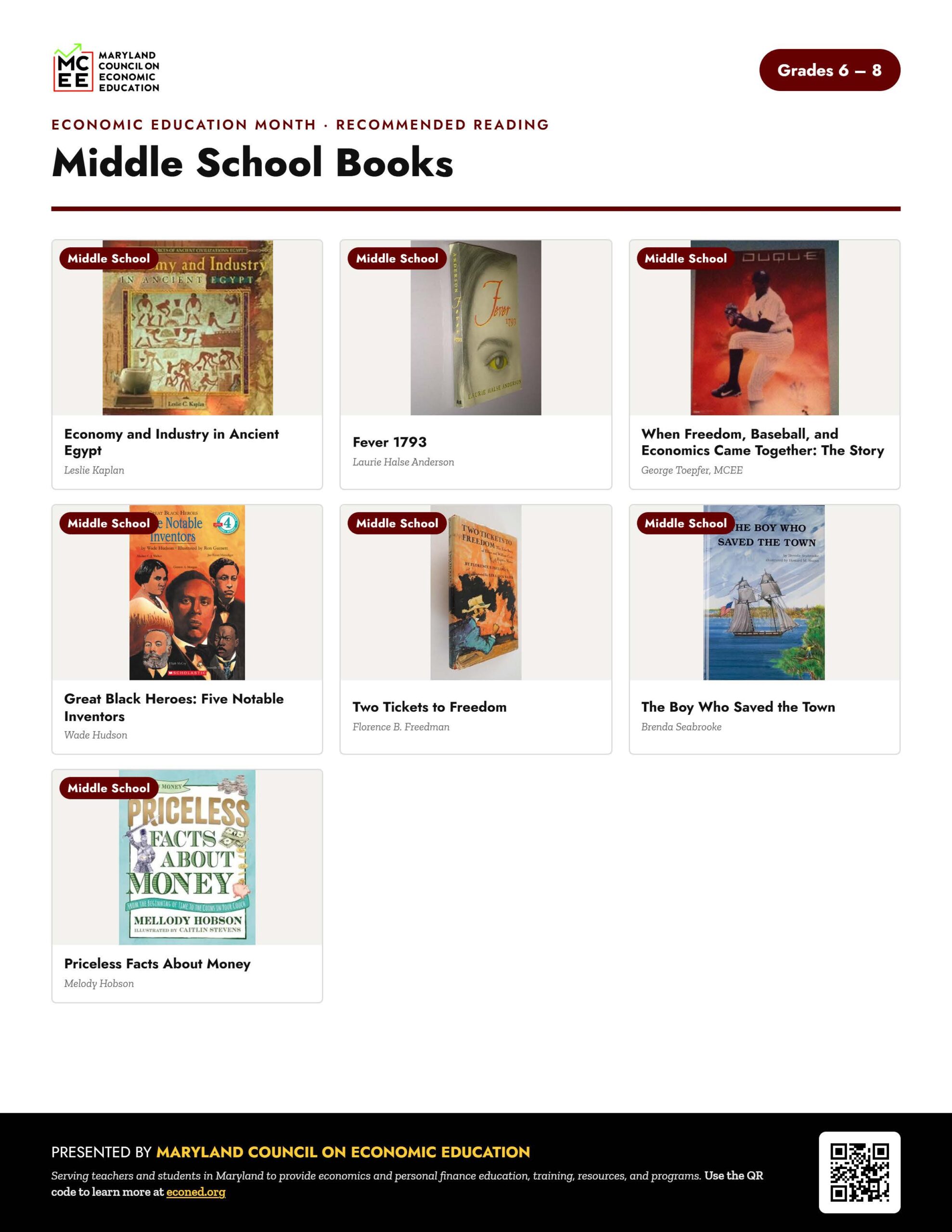 Middle School Books